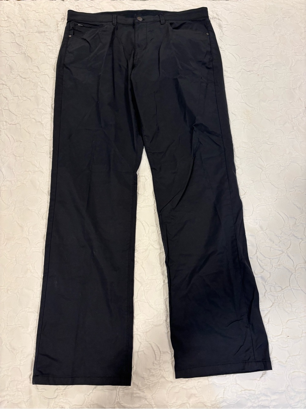 English Laundry Black Straight-Leg Dress Pants